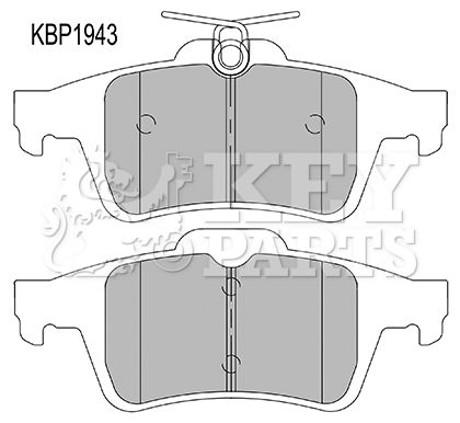 KEY PARTS Jarrupala, levyjarru KBP1943